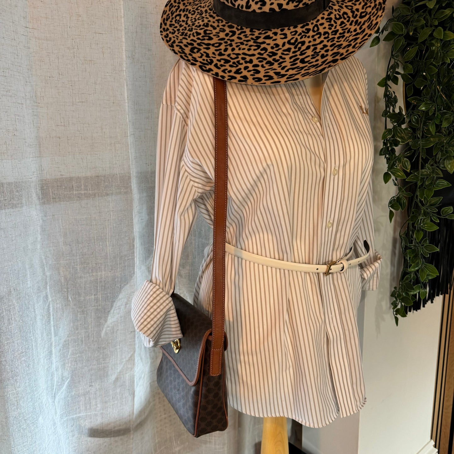 Celine 1990s Macadam Cross Body