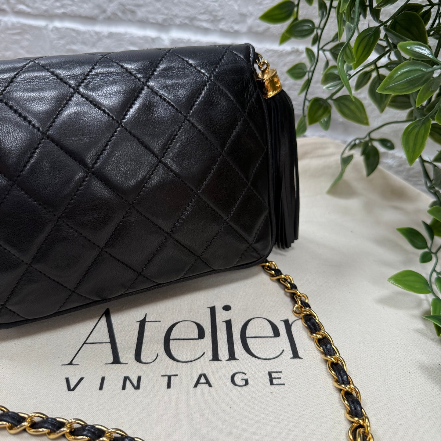 Chanel 1986 Tassel Full Flap Rectangle