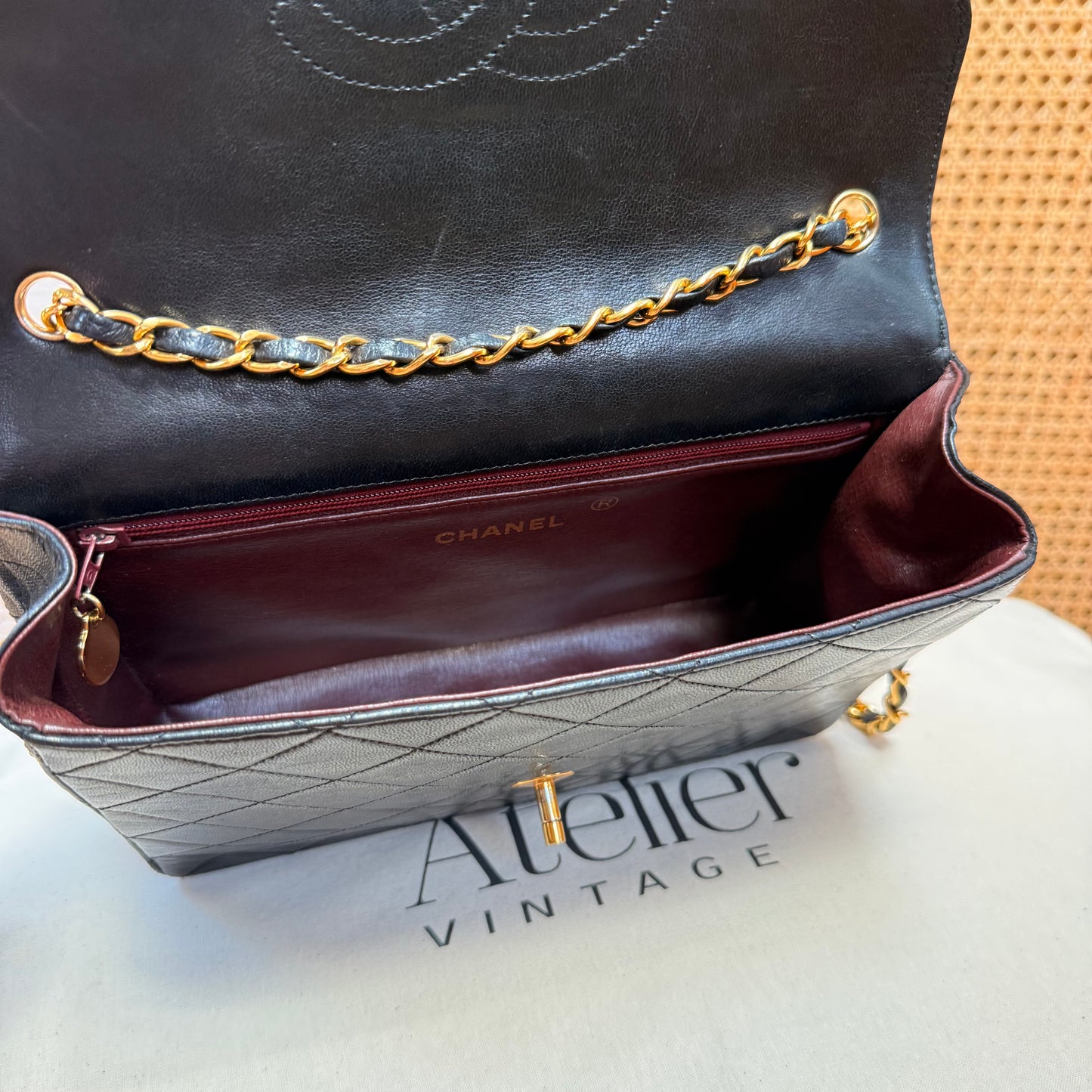 Chanel 1986 Rare Envelope Single Flap