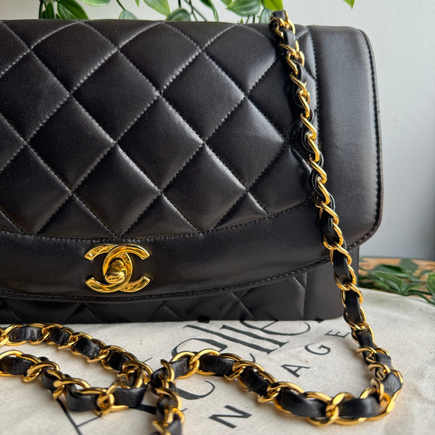 Chanel 1991 Vintage Classic Medium Diana