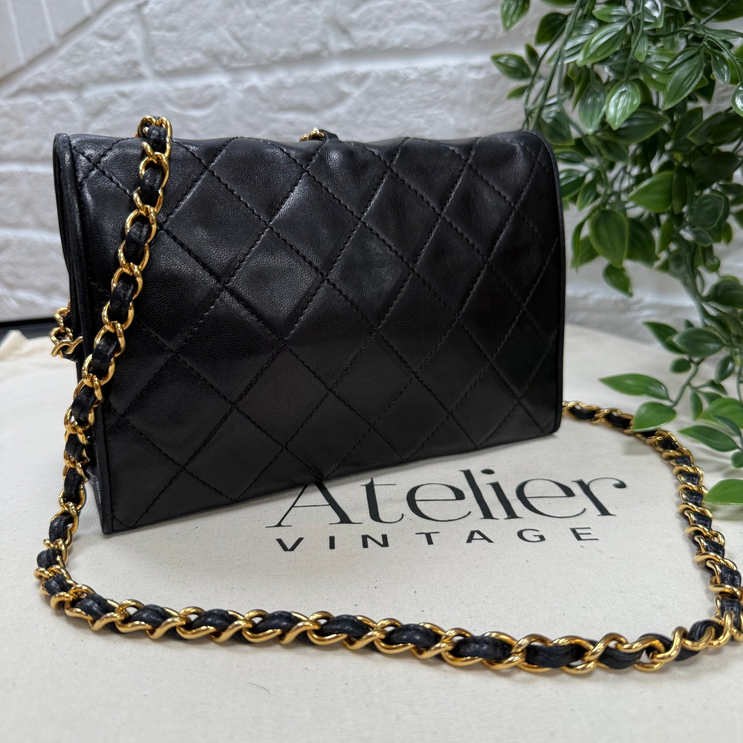 Chanel 1989 Tassel Half Moon Flap