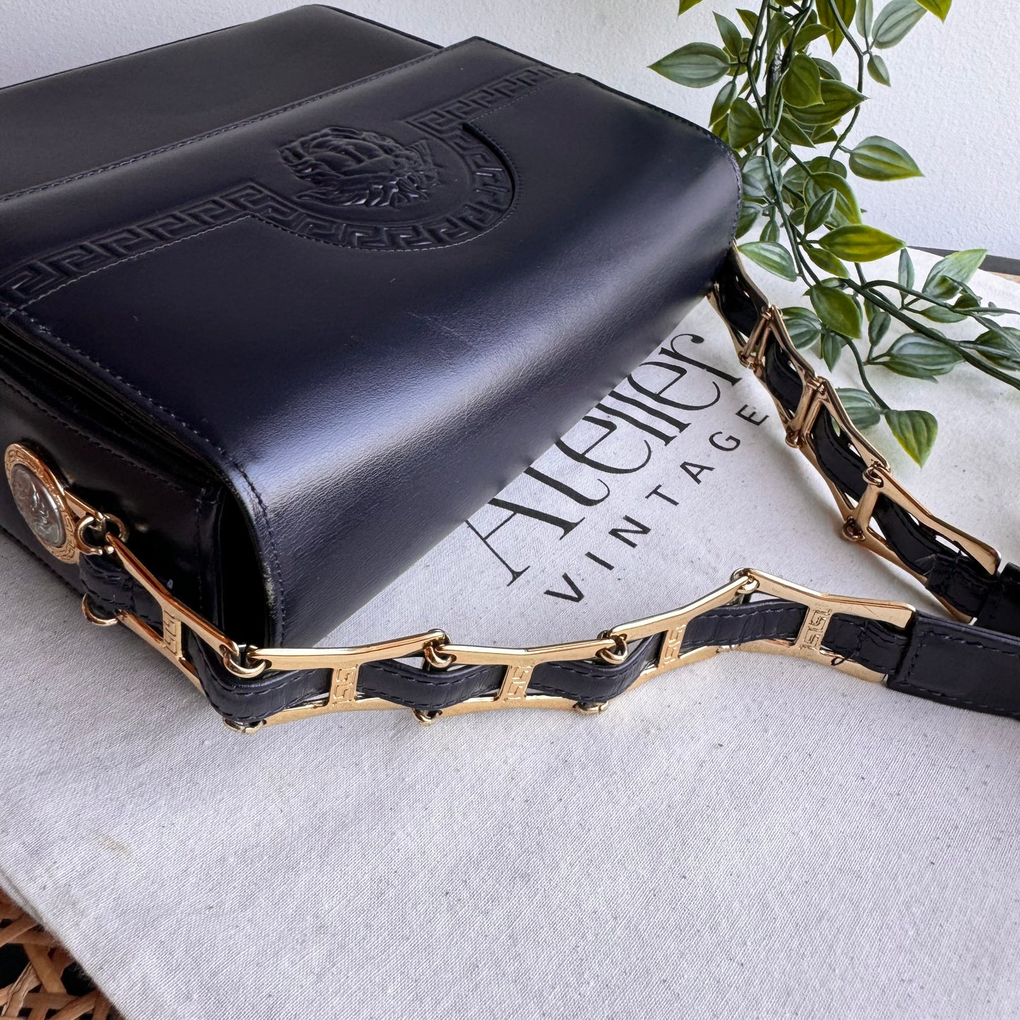 Versace Vintage Medusa Cross Body Bag