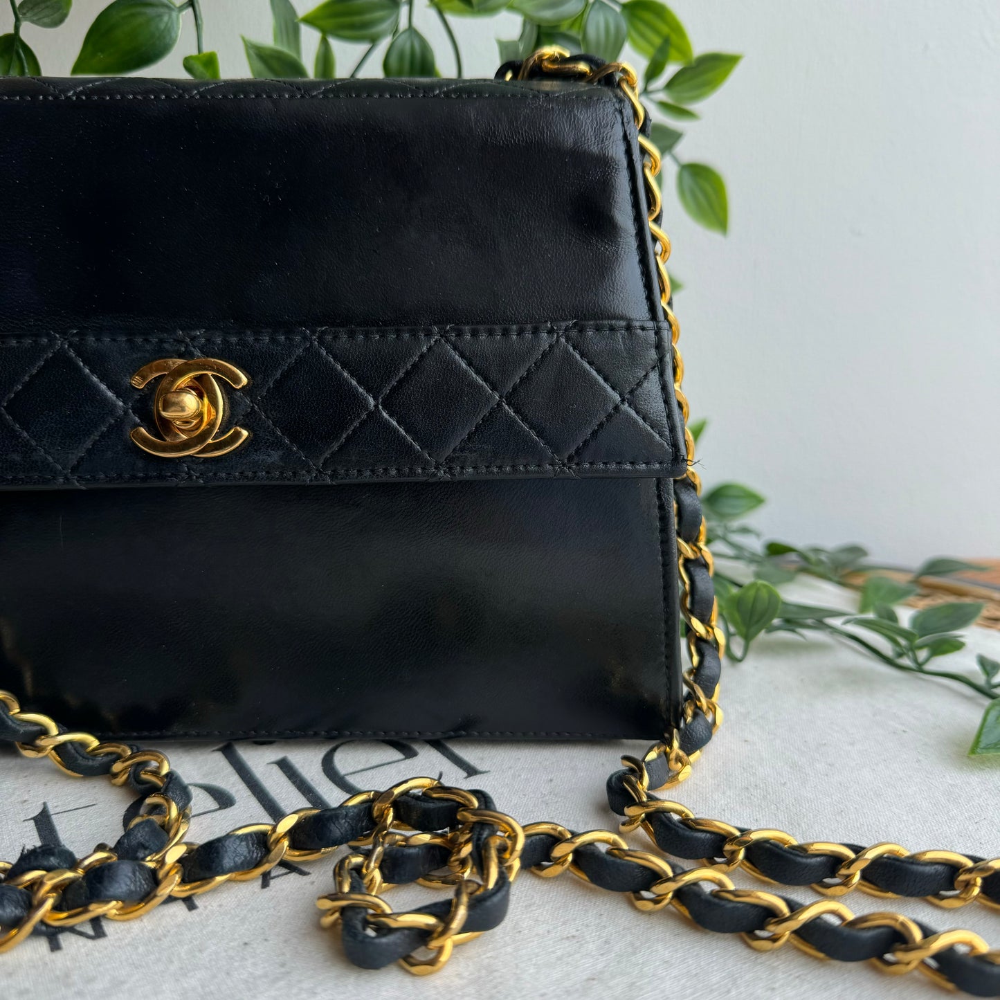 Chanel 1989 Quilted Lambskin Trapeze Bag