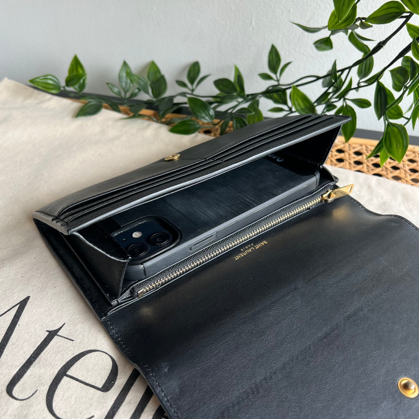 Saint Laurent Long Purse (included non branded chain strap)