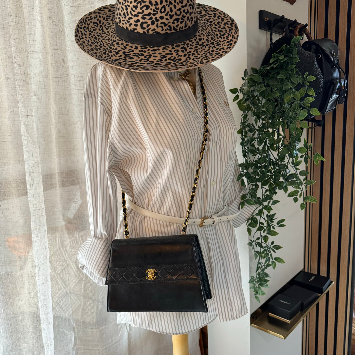 Chanel 1989 Quilted Lambskin Trapeze Bag