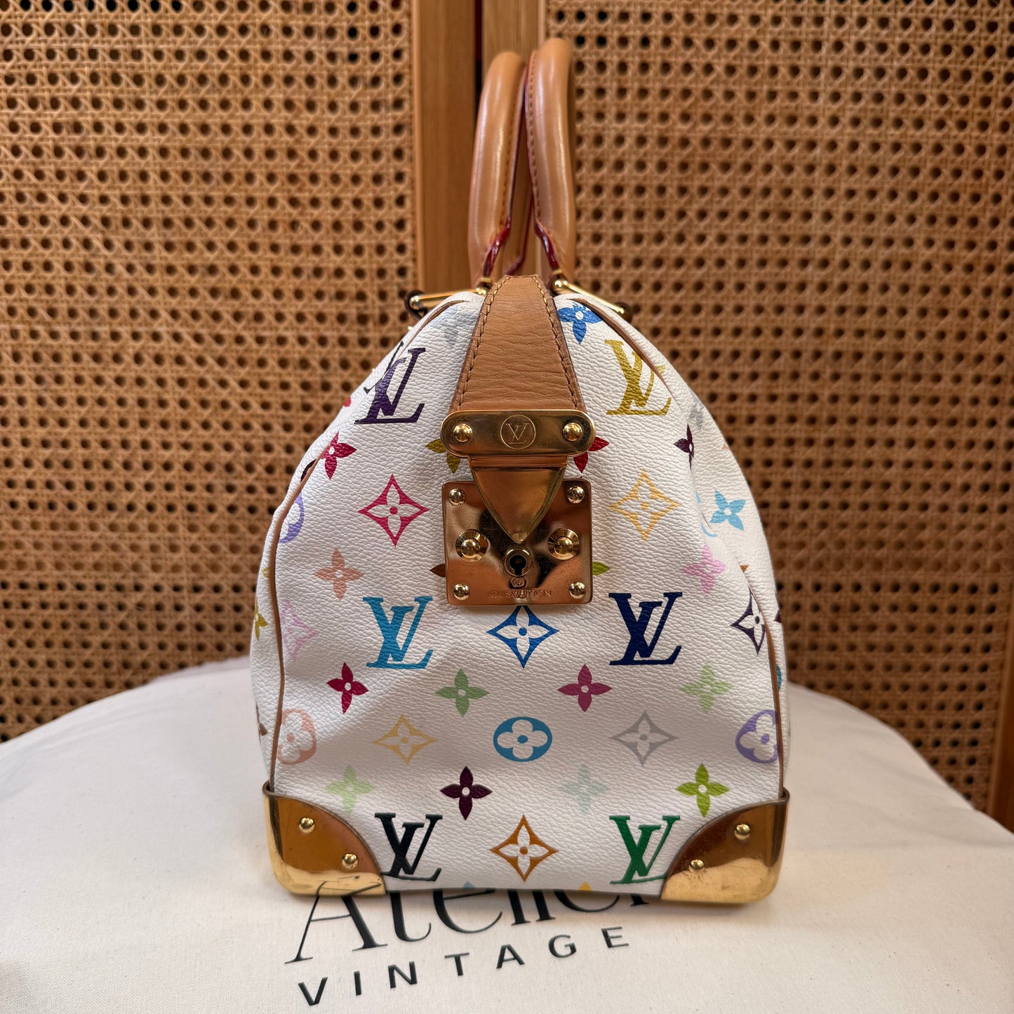 Louis Vuitton 2006 Original Murakami white speedy 30