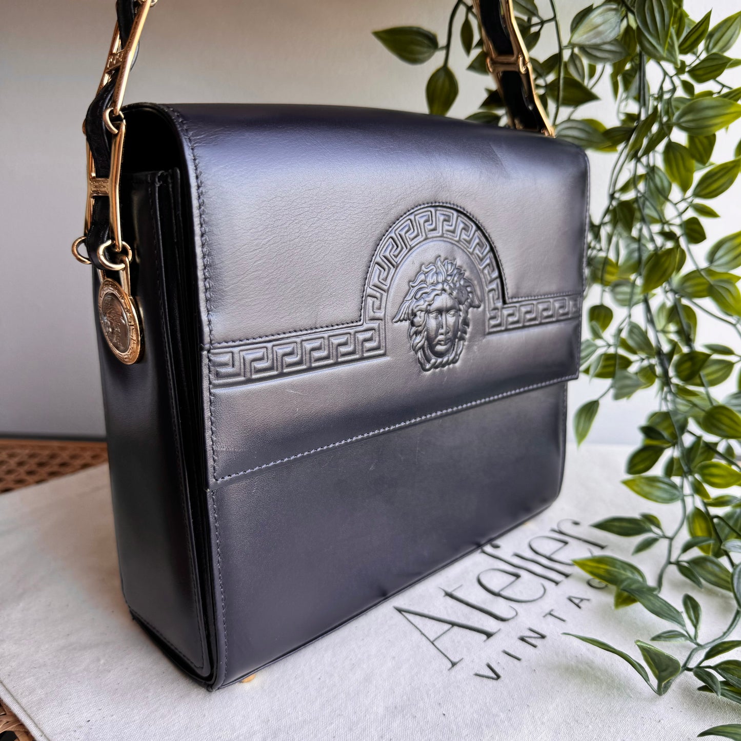 Versace Vintage Medusa Cross Body Bag
