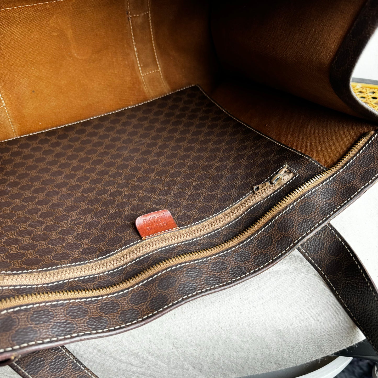 Celine Macadam Full Zip Tote Bag