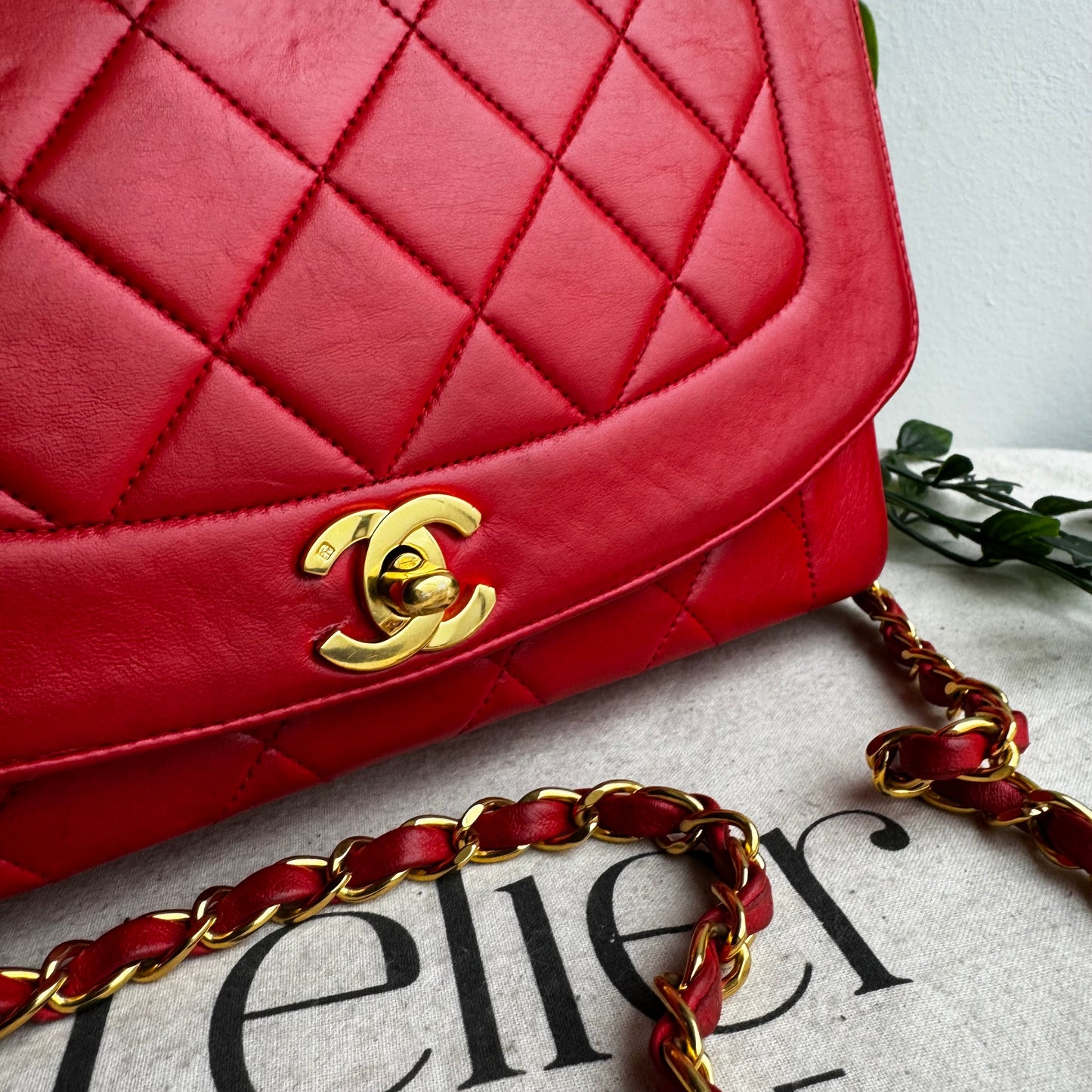 Chanel 1991 Vintage Classic Medium Diana