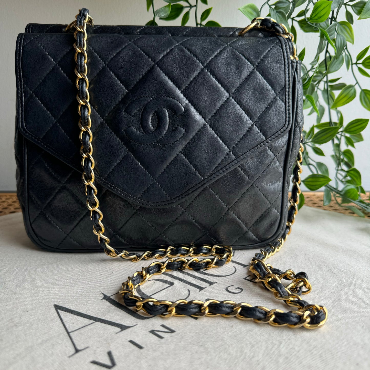 Chanel 1989 Envelope Flap Shoulder Bag