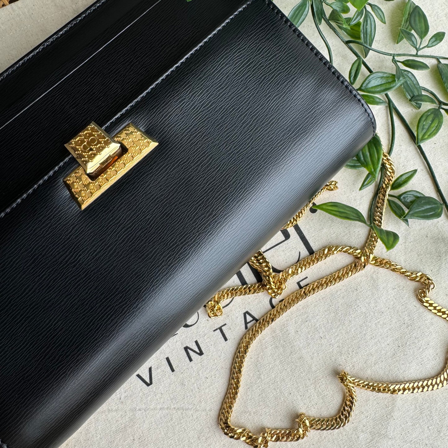 Dior 1980s Vintage Chain Strap Bag