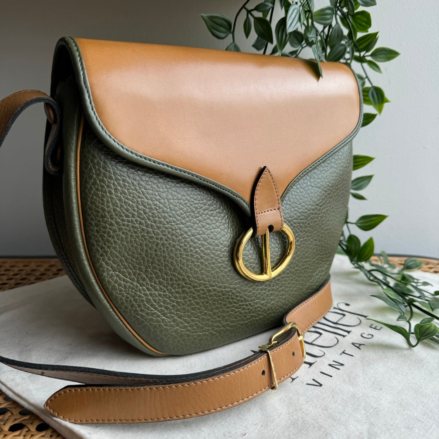 Dior 1980s Bi Colour Cross Body Bag