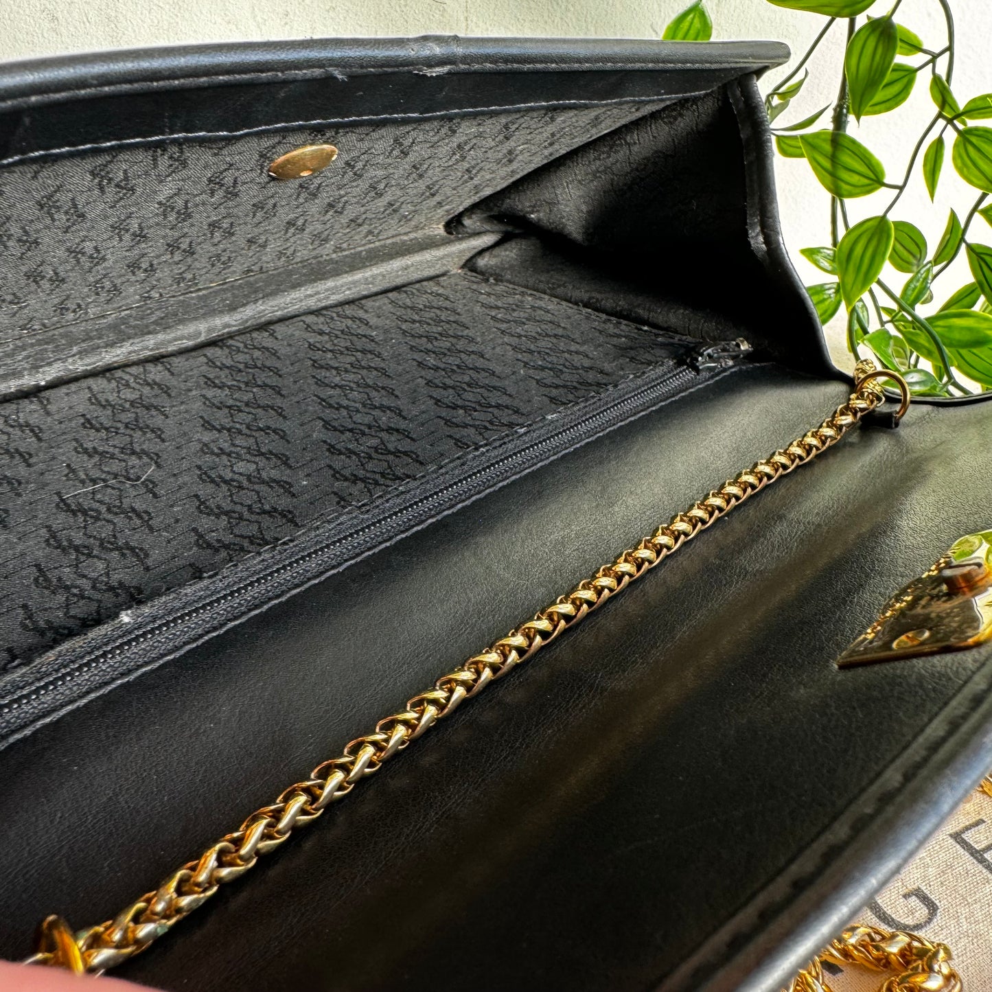 Saint Laurent 1980s Vintage Envelope Bag