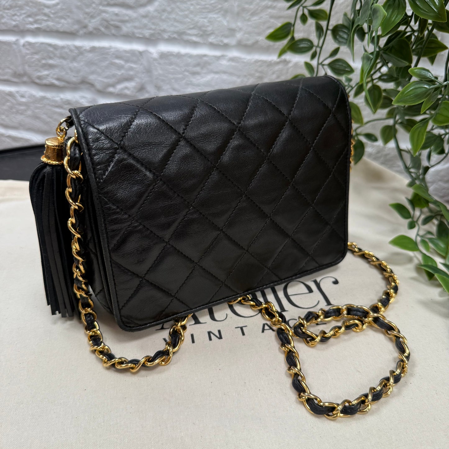 Chanel 1986 Tassel Full Flap Rectangle