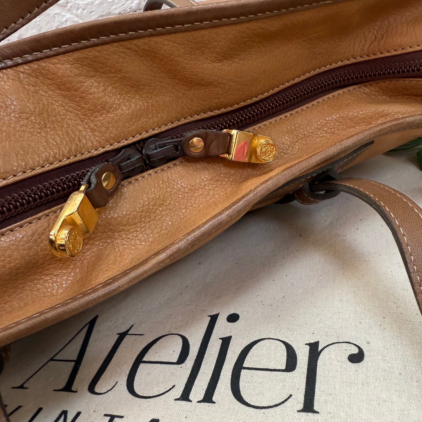 Loewe 1980s Anagram Tote Bag