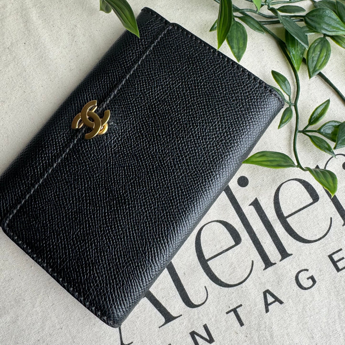 Chanel 1997 CC Clasp Bi Fold Purse