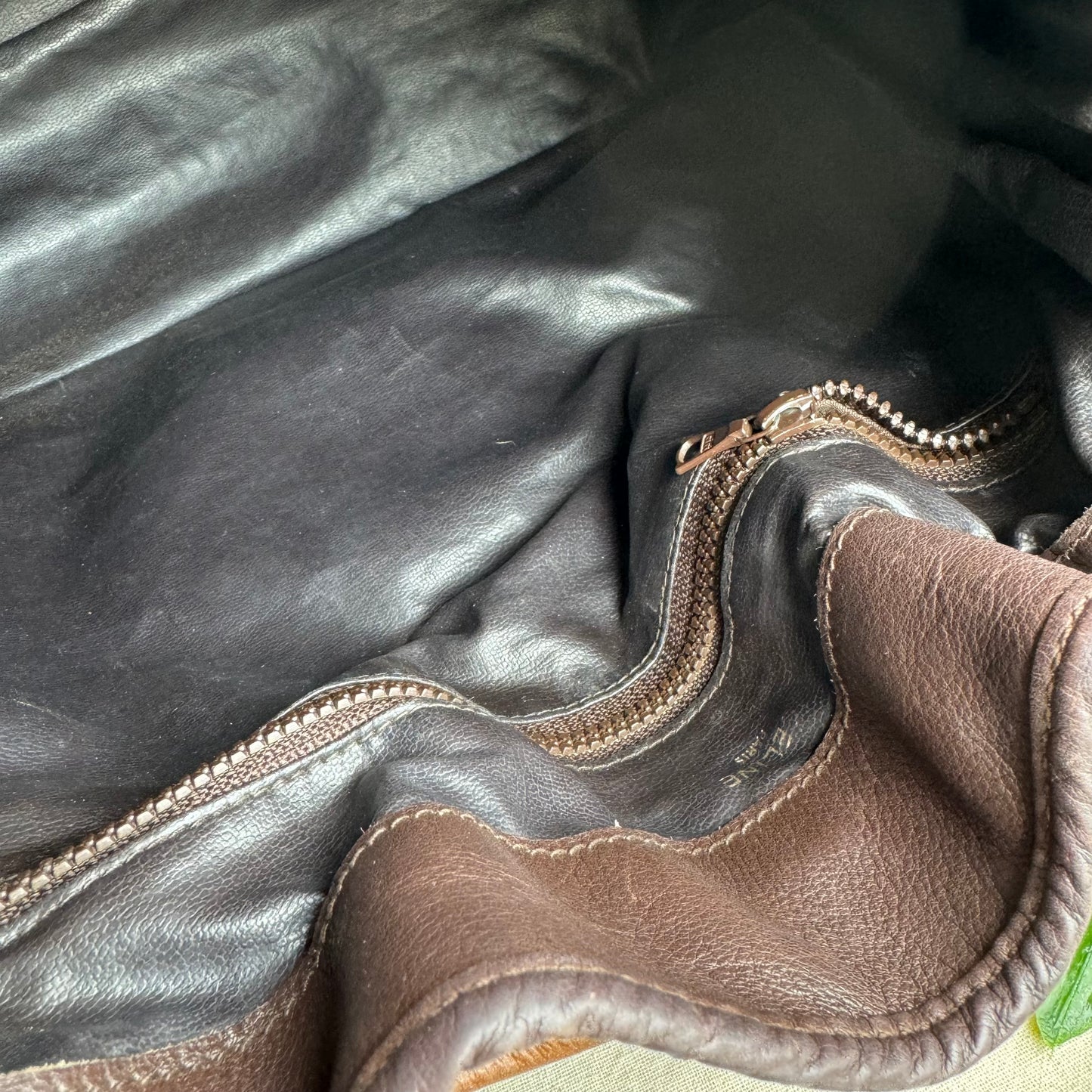 Celine 1980s Triomphe Bucket Bag