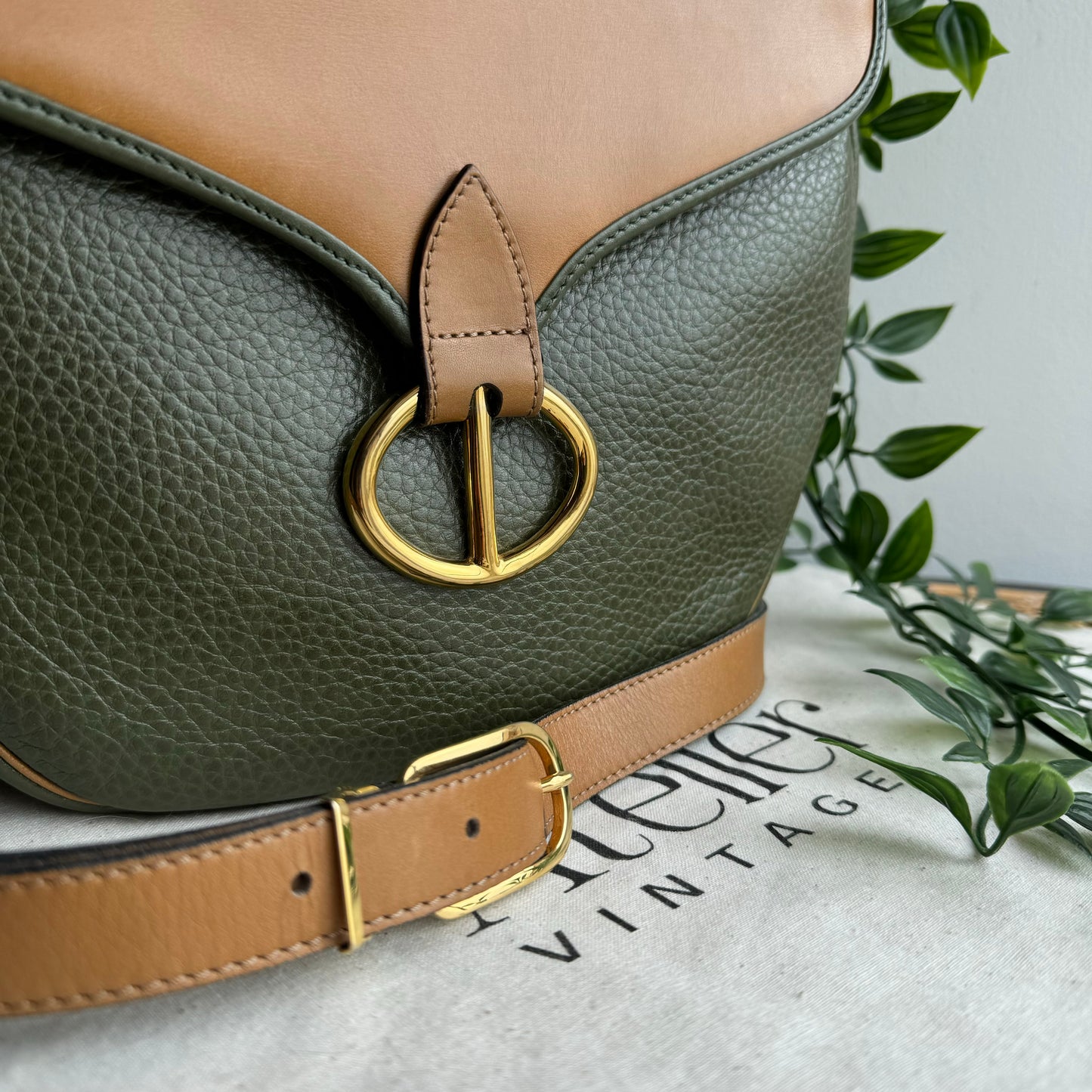 Dior 1980s Bi Colour Cross Body Bag