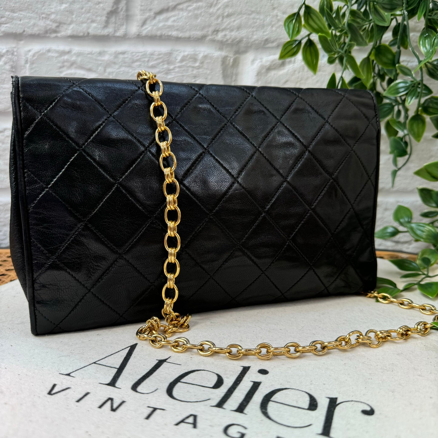 Chanel 1986 Rare Asymmetric Envelope Bag