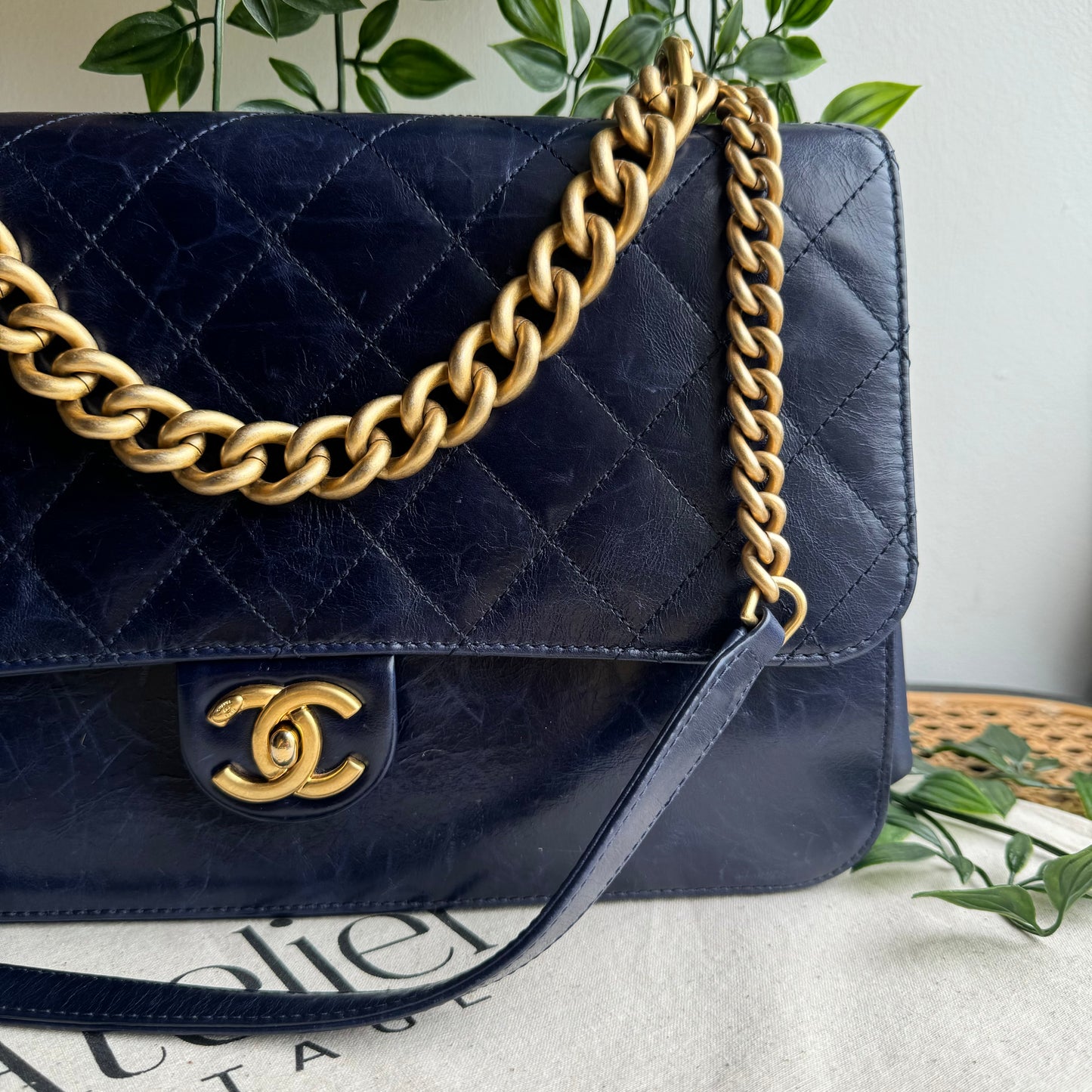 Chanel 2016 Navy Paris Cosmopolite Two Way
