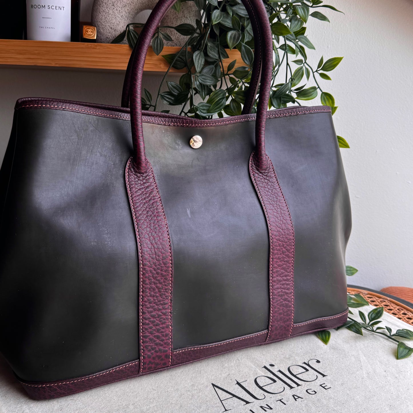 WINNER DRAWN 06/05/24-
May - Hermes Vintage Garden Party Tote Amazonia MM Raffle Giveaway - Gift Card Entry x 1