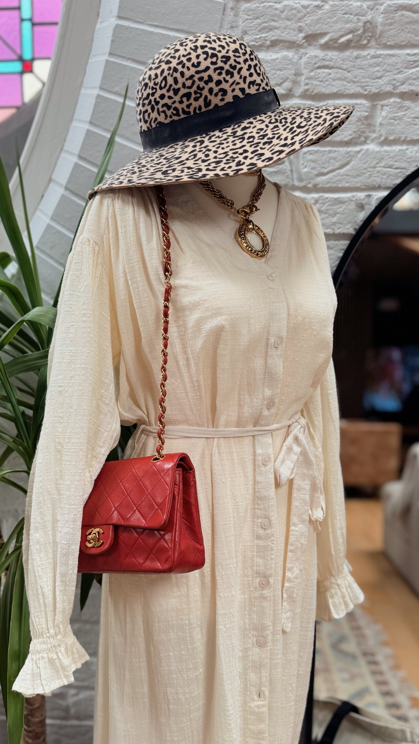 Chanel 1986 Red Classic Double Flap Small