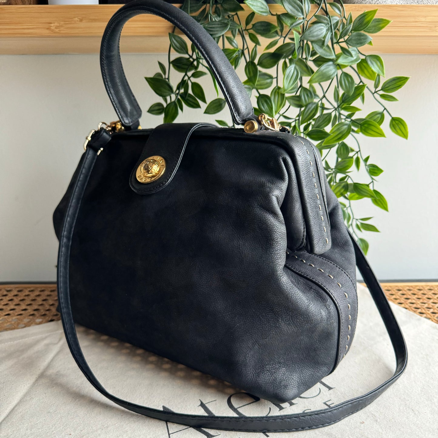 Celine 1980s Star Clasp Two Way Bag