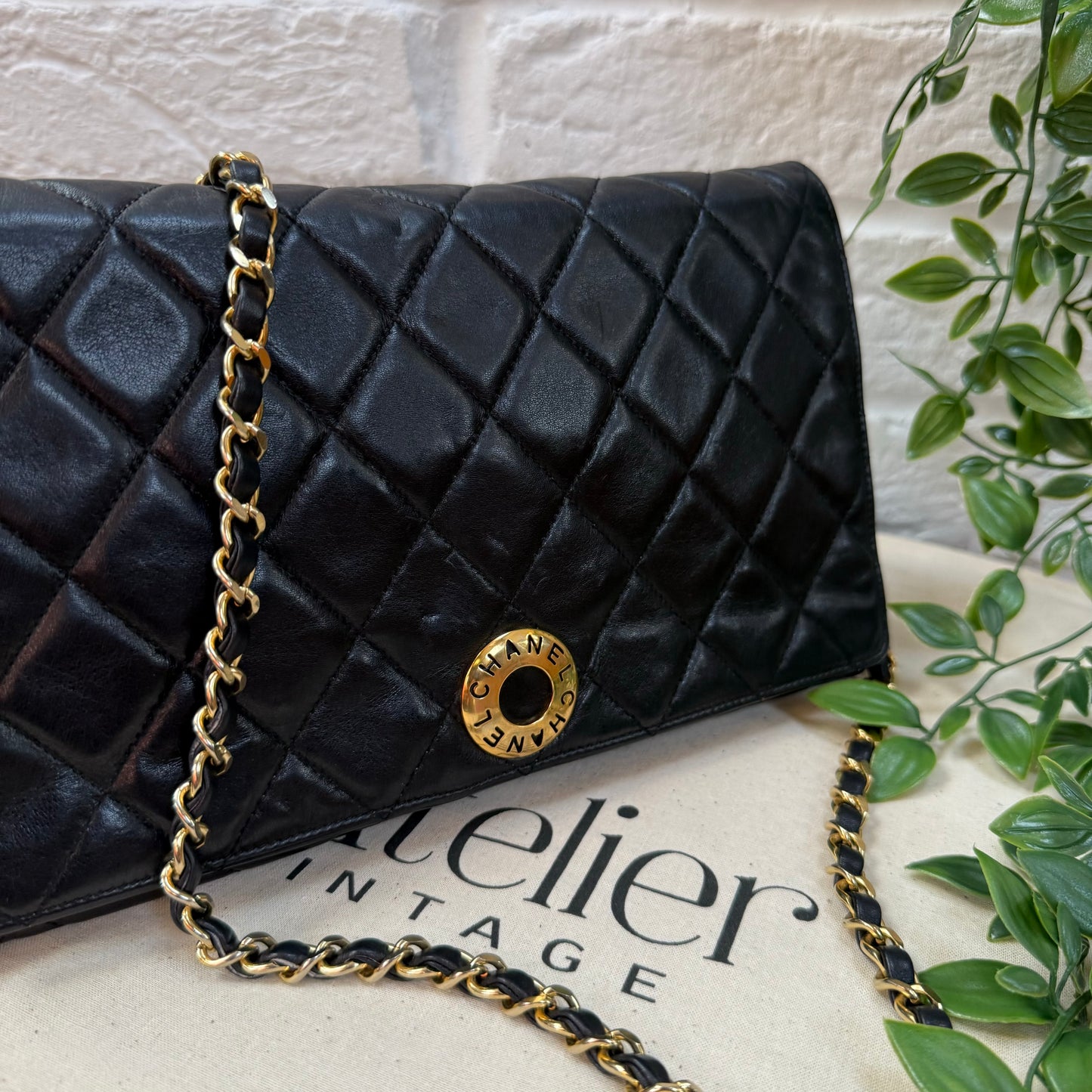 Chanel Early 1980s Quilted Lambskin Single Flap