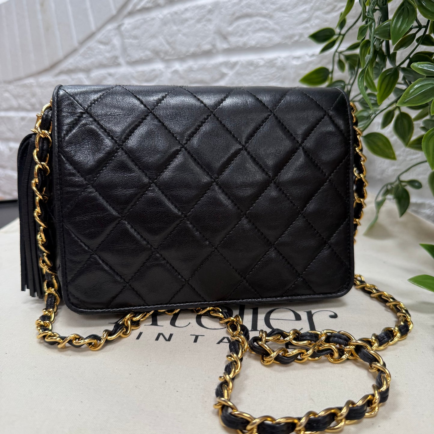Chanel 1986 Tassel Full Flap Rectangle