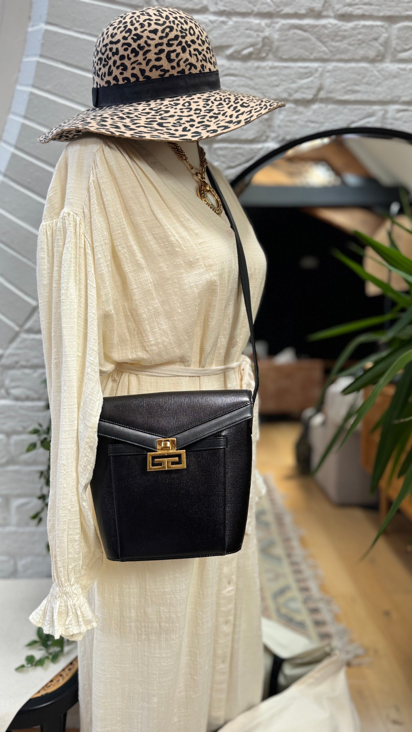 Givnenchy Vintage Leather Cross Body Bag