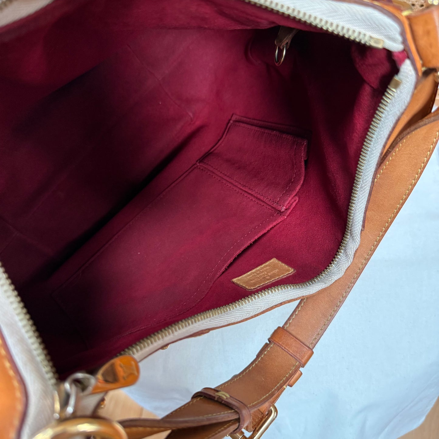 Louis Vuitton 2003 Greta Hobo Tote Murakami Multicolor White