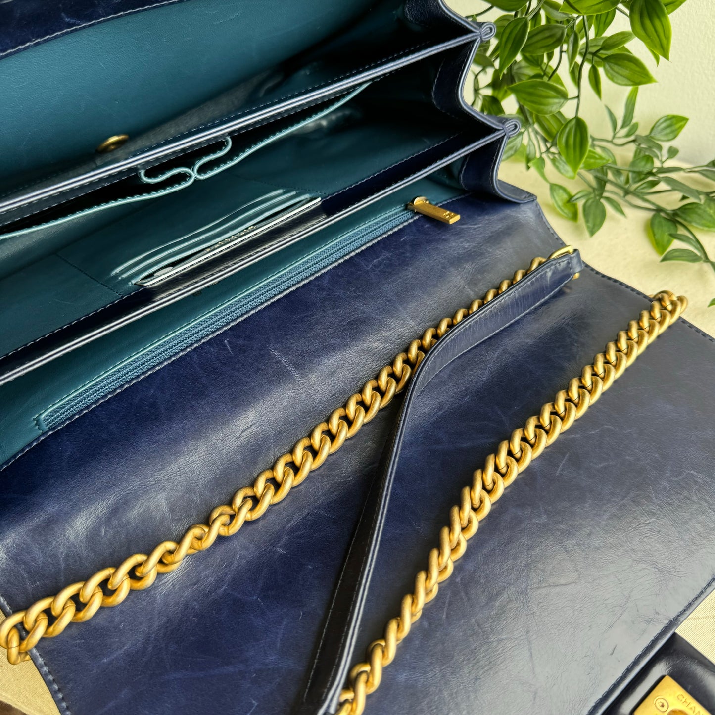 Chanel 2016 Navy Paris Cosmopolite Two Way