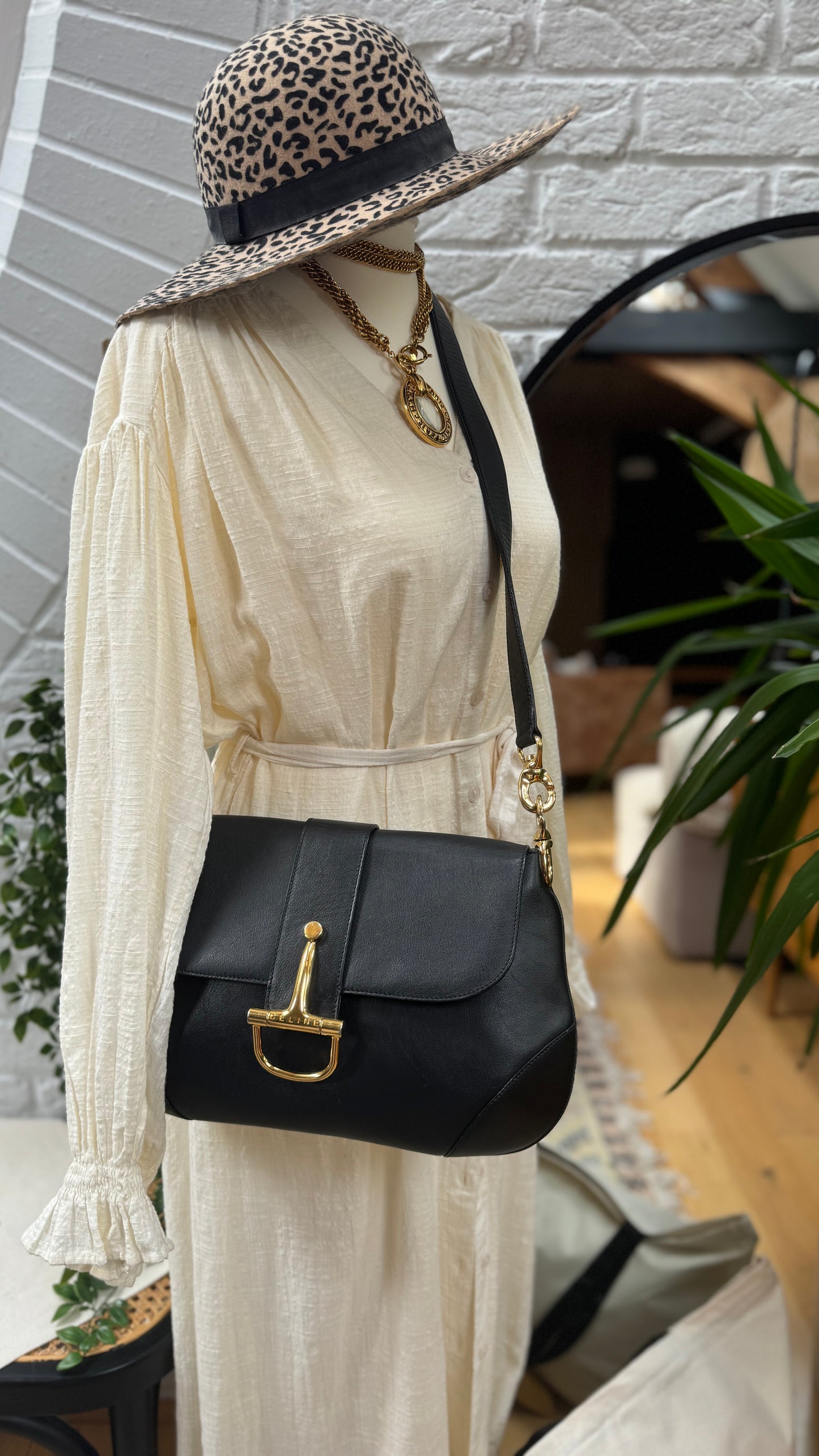 Celine 1980s Horsebit Bag