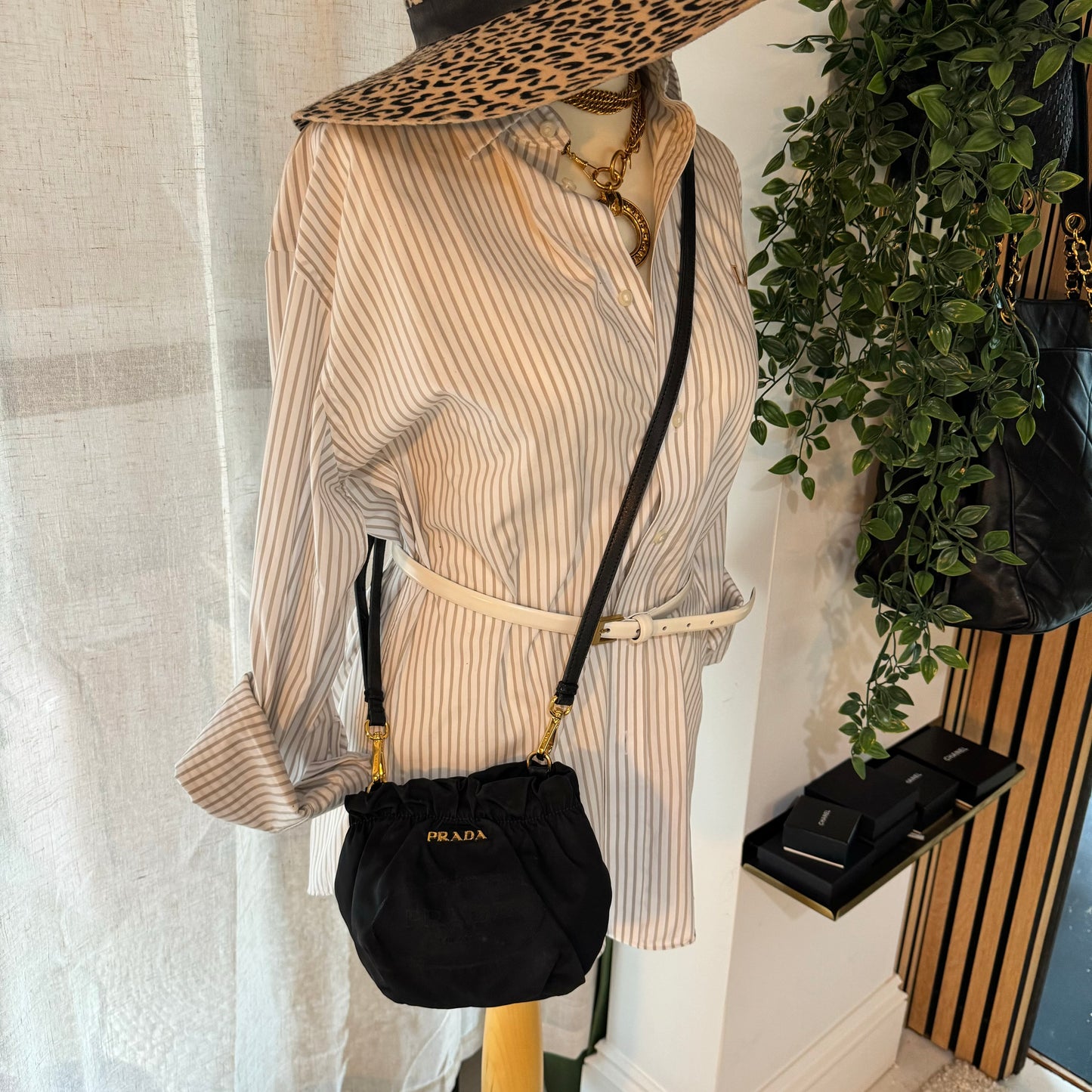 Prada Rare Jacquard Bucket Bag