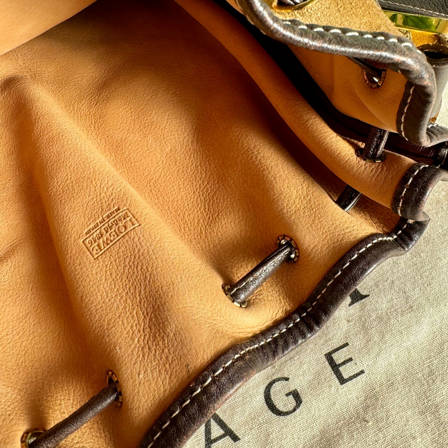 Loewe Cross Body Bucket Bag