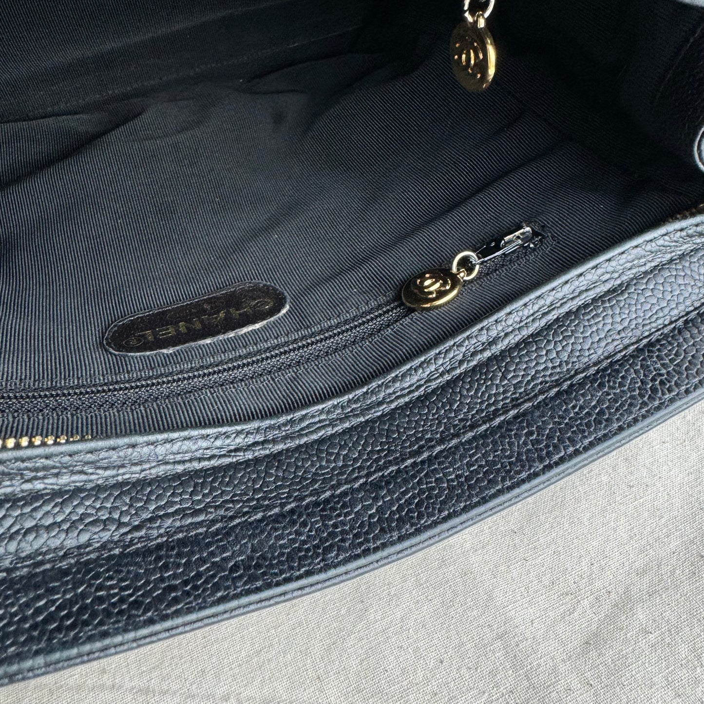 Chanel 1996 Triple CC Caviar Tote