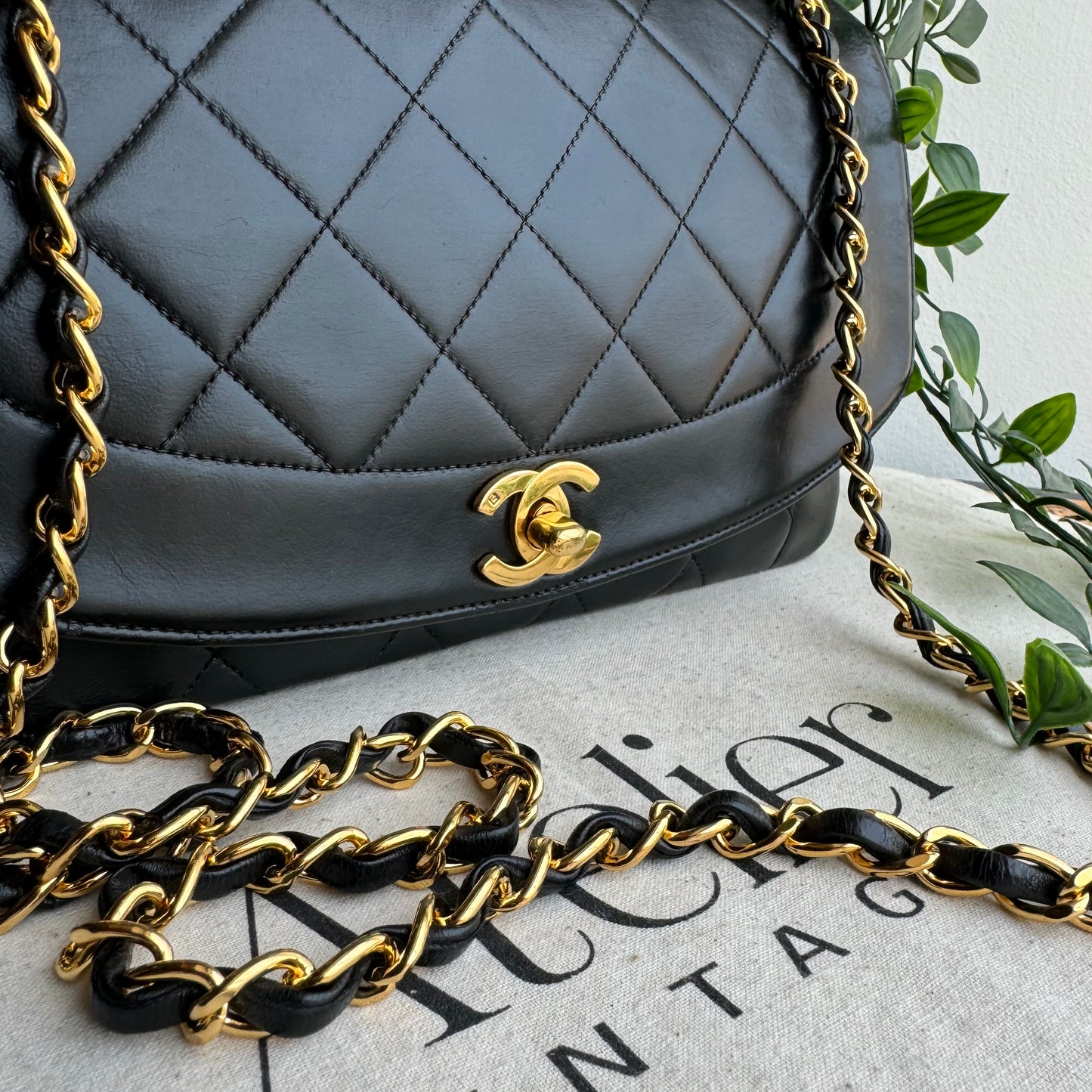 Chanel 1991 Vintage Classic Medium Diana