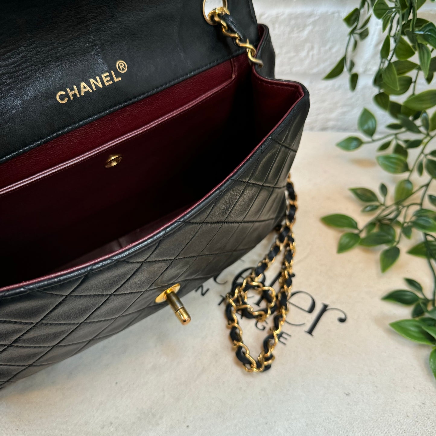 Chanel 1989 Quilted Lambskin Trapeze Bag
