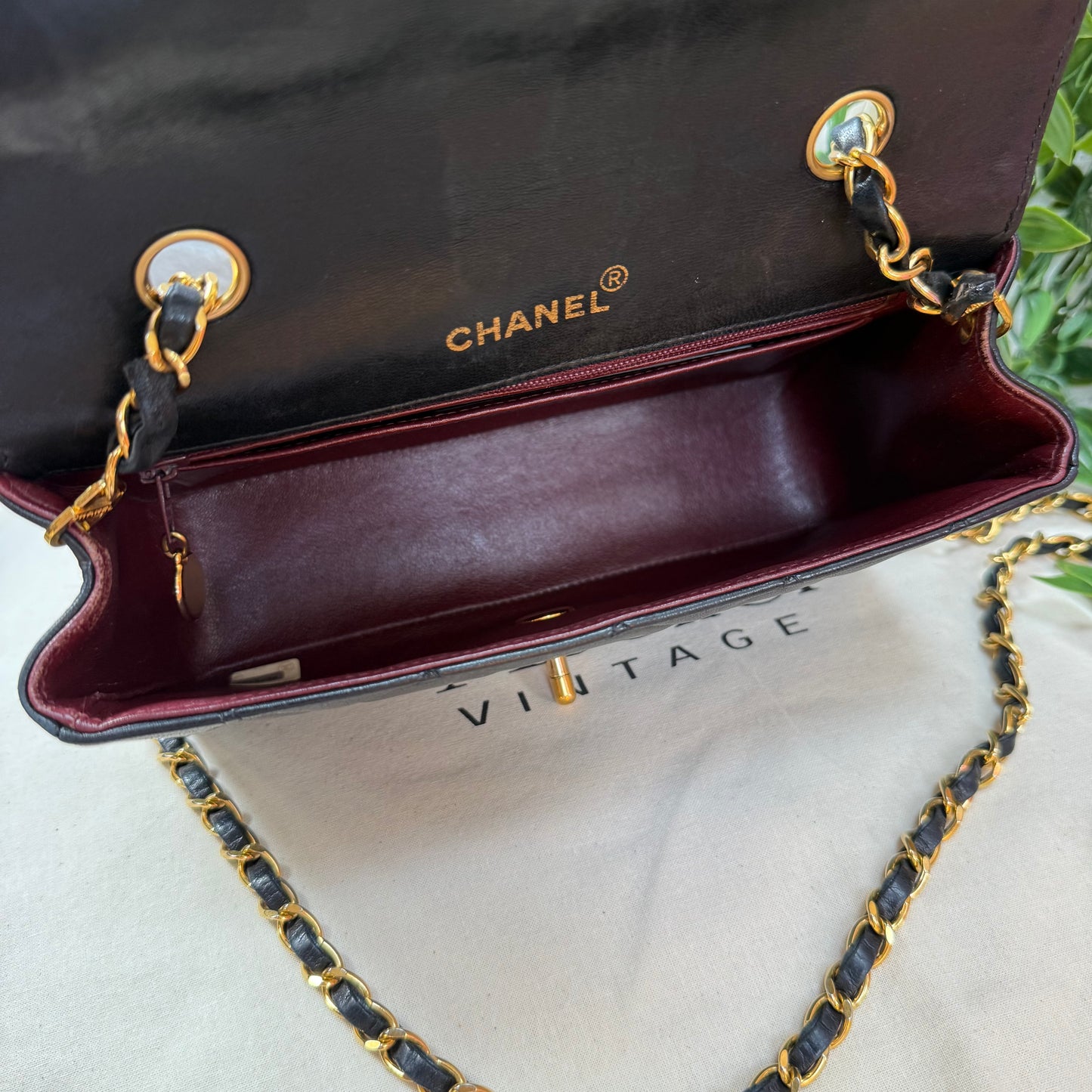 Chanel 1991 Vintage Classic Diana Small