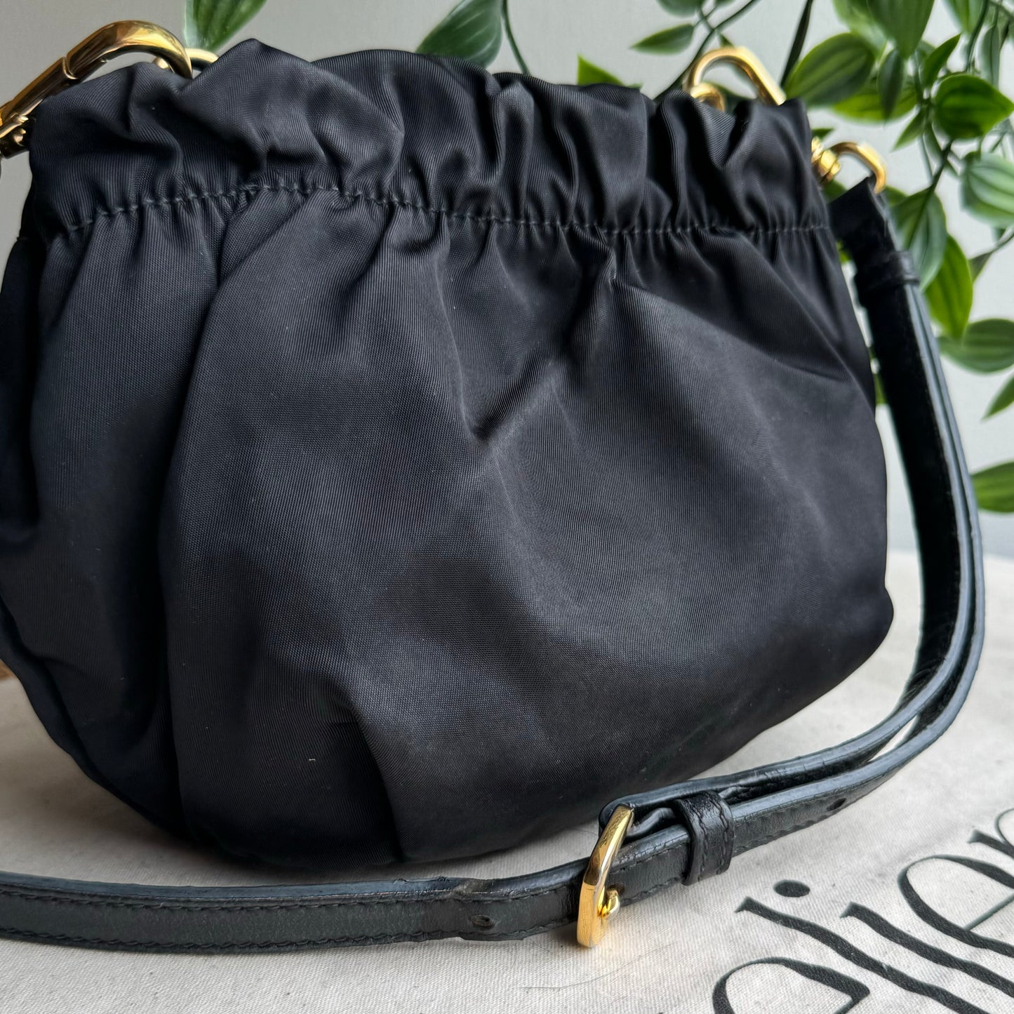 Prada Rare Jacquard Bucket Bag
