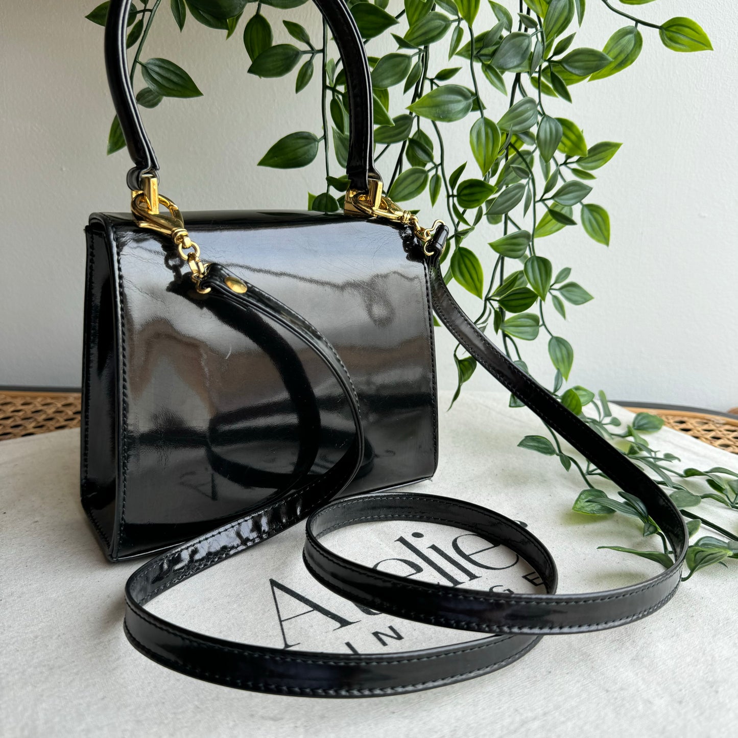 Versace Vintage Medusa Top Handle Two Way Bag