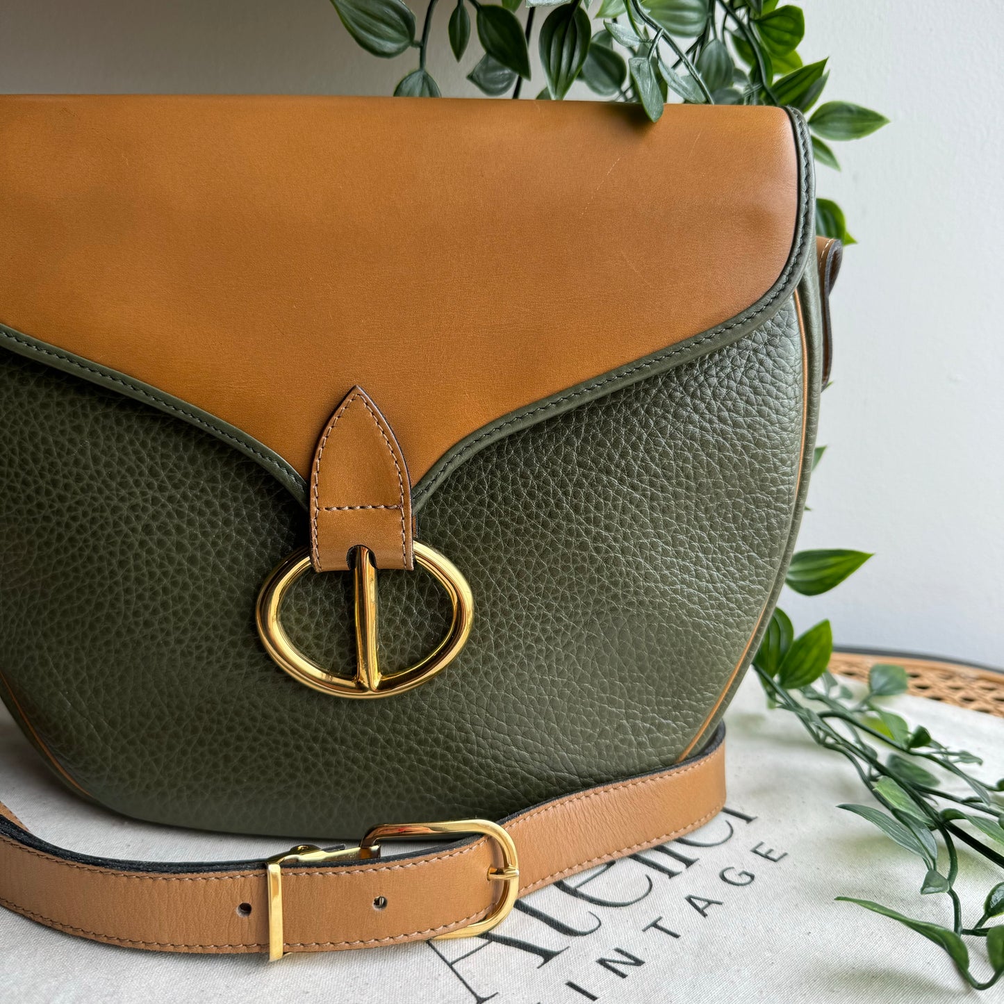 Dior 1980s Bi Colour Cross Body Bag