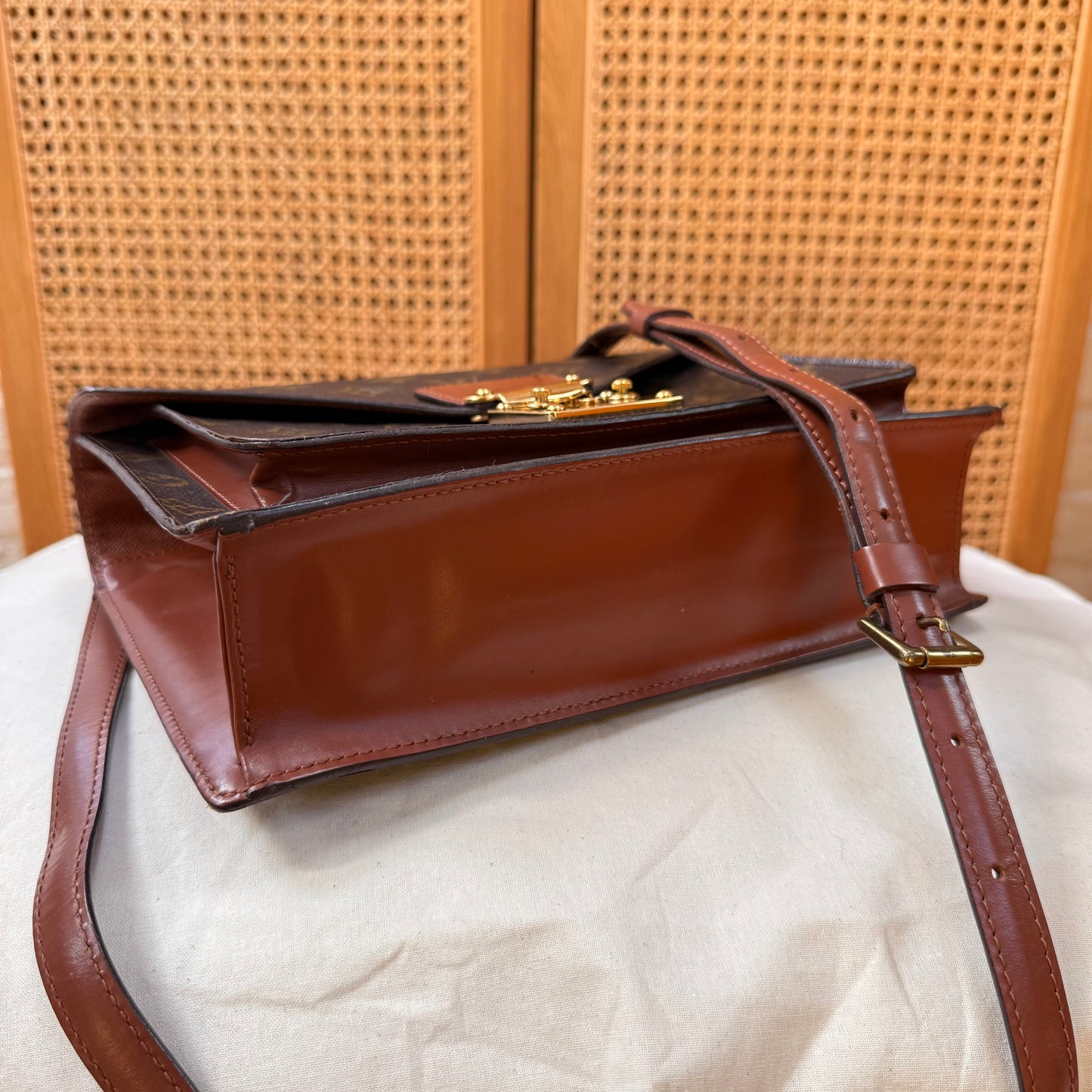 Louis Vuitton 1996 Monogram Monceau Two Way Top Handle