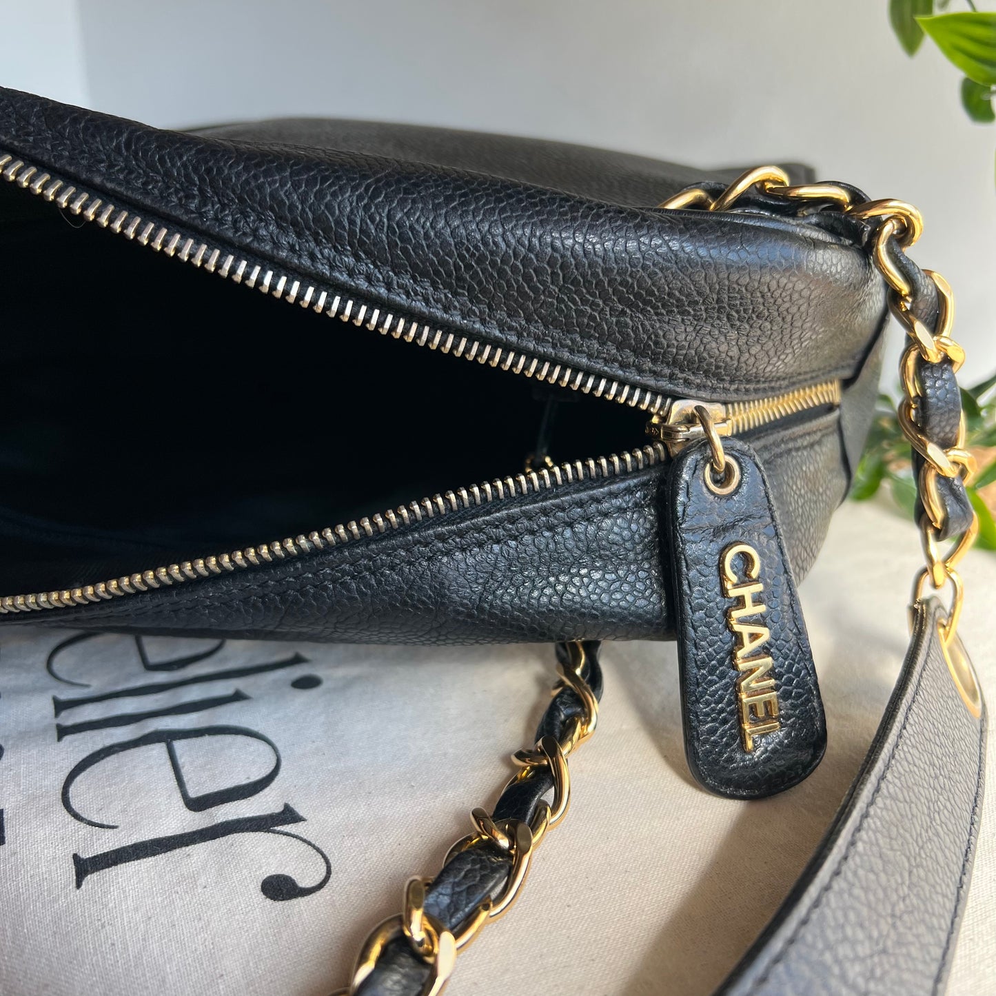 Chanel 1996 Triple CC Caviar Shoulder Bag