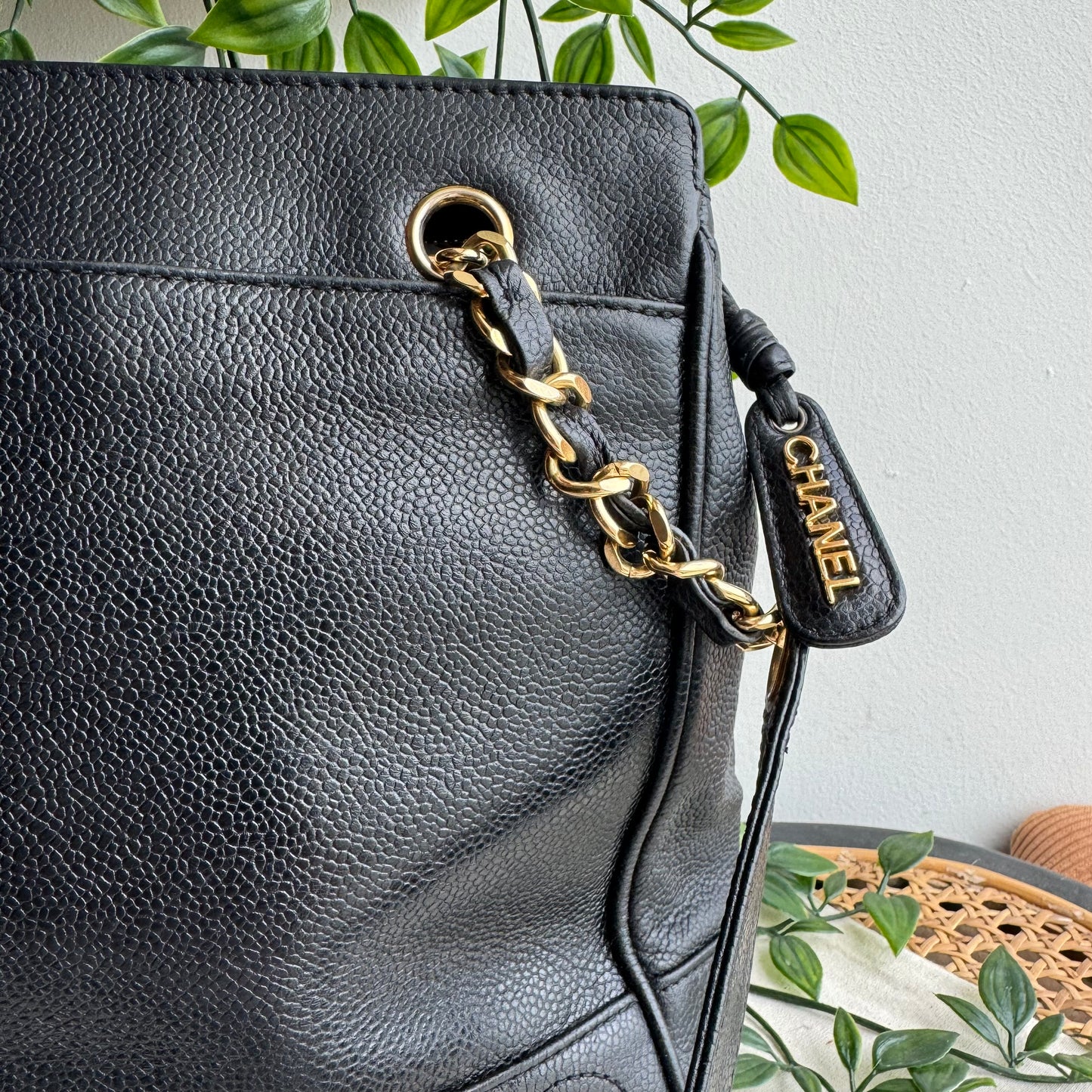 Chanel 1996 Triple CC Caviar Tote