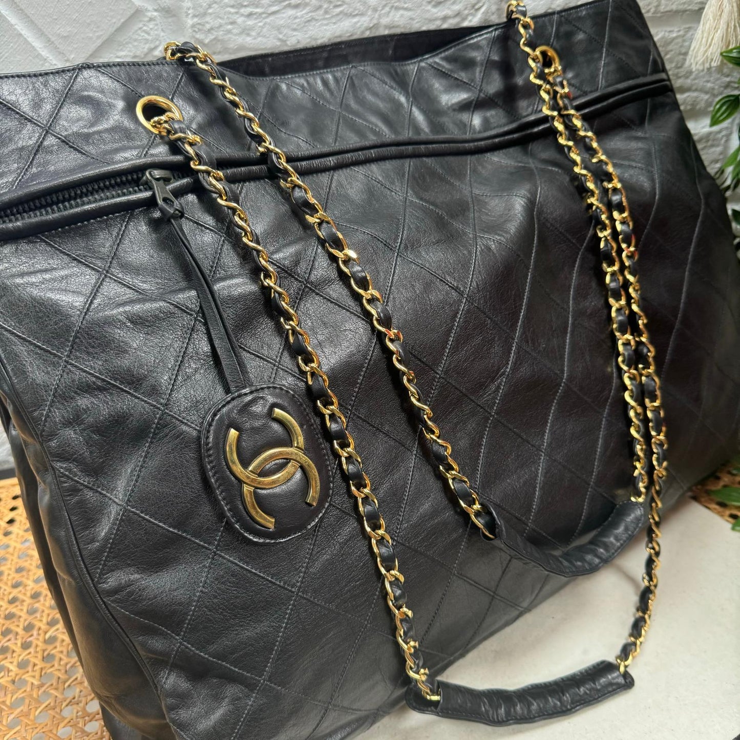 Chanel 1980s Lambskin Timeless Tote