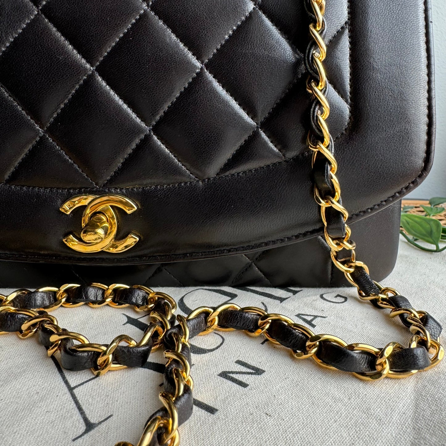 Chanel 1991 Vintage Classic Medium Diana