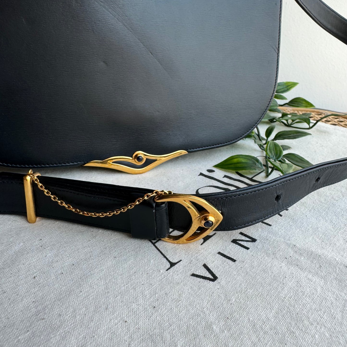 Cartier 1980s Sapphire Collection Shoulder Bag