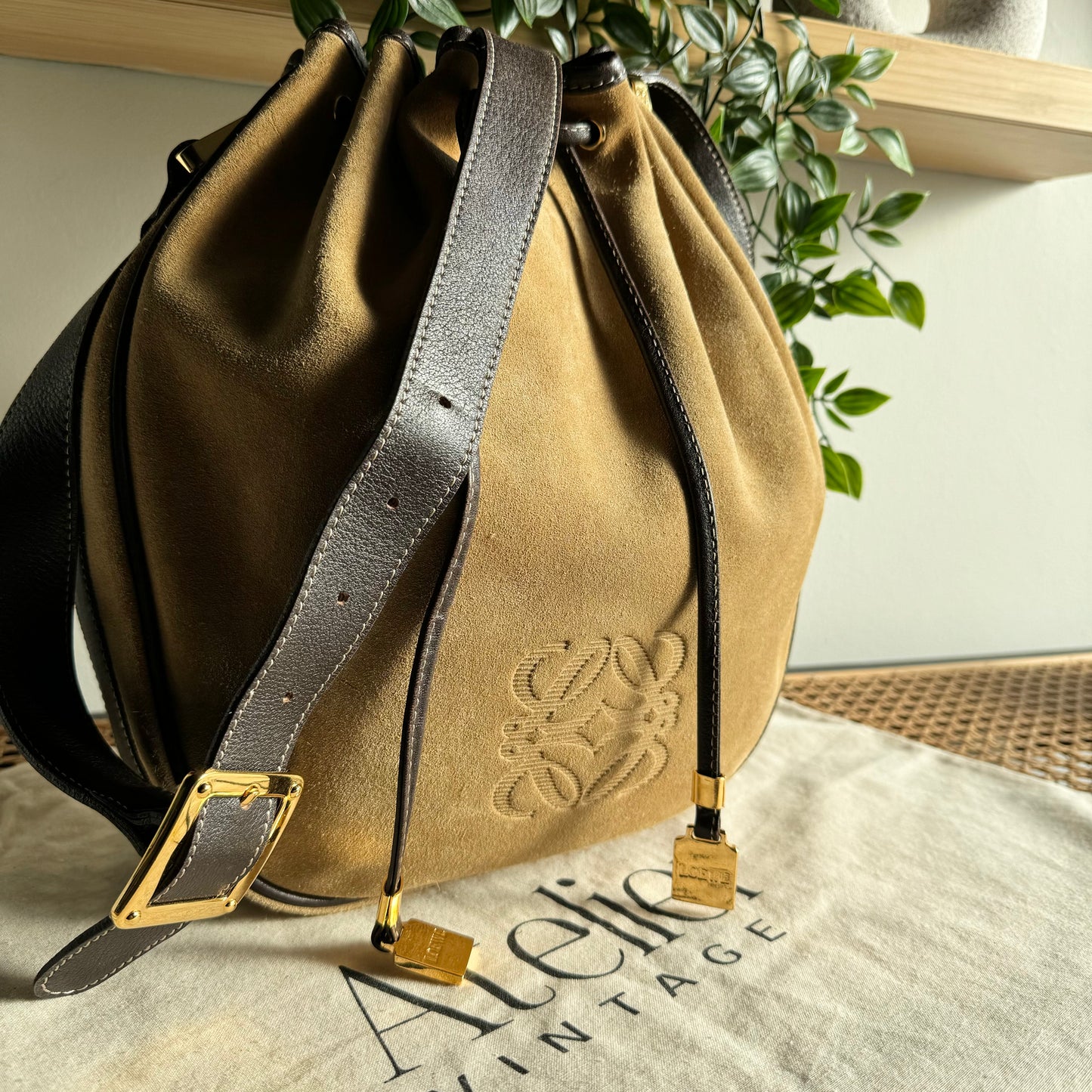Loewe Cross Body Bucket Bag