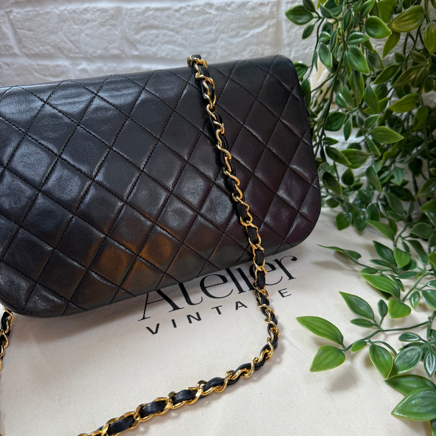 Chanel 1986 Half Moon Single flap with Limited edition CC Turnlock